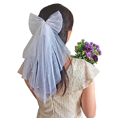 Barrettes à cheveux avec nœud pour mariée la solution coiffure anti-glisse