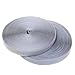 Produktbild TUKA 25m x 20mm Klettband zum aufnähen, Rückseite Nicht Selbstklebend, 25m Flausch & 25m Hakenband, 20mm breit Klettverschluss, Extra Stark Haftkraft Flausch & Haken, Silber Grau TKB5004 Silvergray
