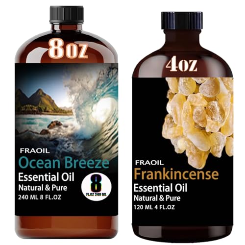 Aceites Esenciales Ocean Breeze y Frankincense 8oz y 4oz