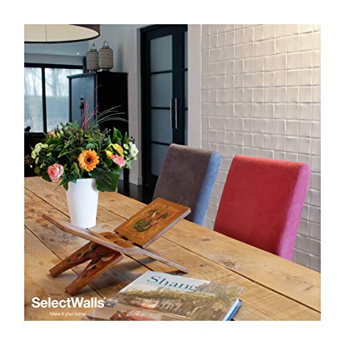 Revestimiento De Paredes Madera 3D Ezra 2,5m² | 10 Paneles Decorativos 3d de 50x50cm | Paneles Decorativos Para Pared SelectWalls, Papel Pintado 3d, Paneles Acusticos, Tablones De Madera