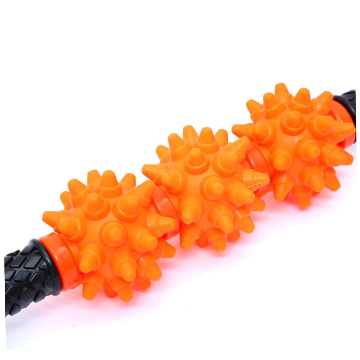 Rodillo de Masaje Muscular de Yoga Naranja Tpr Pvc Portátil | Recuperación Muscular, Uso y Espalda, Diseño Compacto para Llevar en Bolsa Color Aleatorio