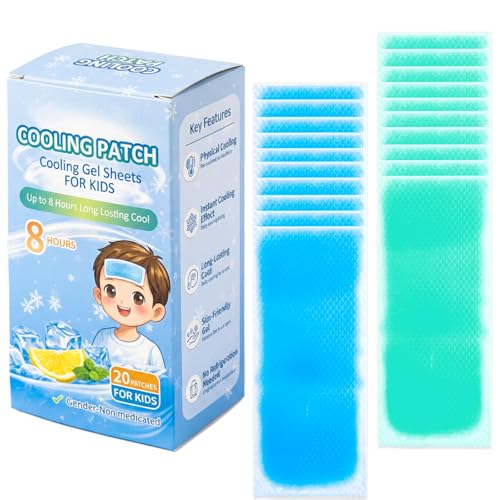 Cooling Patches Cool Down Childrens Cooling pad Relieve Headache