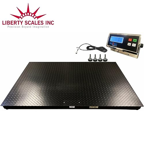 Báscula industrial Liberty Scales 60 x 60 pulgadas 5000 lbs miniatura 2
