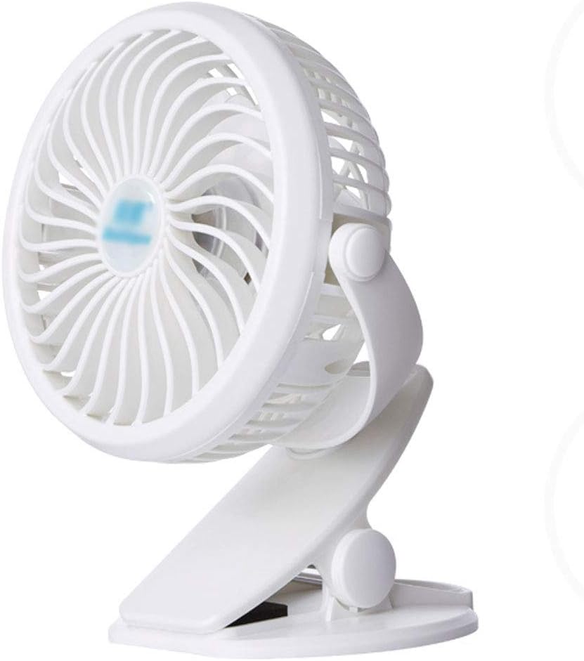 USB Fan Portable Rechargeable Ultra-Quiet Desktop Fan for Office Use Multiple Colors (Black)