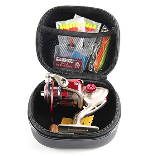MINGYNS Fishing Reel Case, Hard Shell Protective Baitcasting/Spinning Reel Protector Bag, Waterproof, Shockproof, Portable : Sports & Outdoors