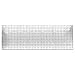 Knape & Vogt John Sterling Heavyweight Diamond Plate Steel Pegboard, 16 by 48-Inch