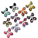 mariposas magicas animadas ✅ 【Diseño único】 Este juguete de mariposa de cuerda está diseñado con diferentes patrones de color. Se ve lindo y divertido. Puedes elegir un estilo de juego diferente todos los días.