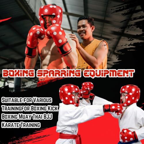 Image of Arrowbash Kids Boxing Gloves and Headgear Set 6oz