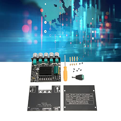 Módulo Amplificador de Potência Digital 50W 50W 100W Placa de Amplificador de Potência de Som Subwoo