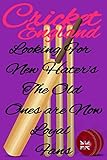 Cricket England: College Ruled 6x9 Inch 100 pages Line Note book Journal appreciation for the England Cricket National Team,Witty Gift for Enthusiastic Fans and Players