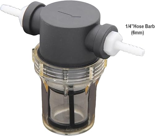 Miniatura 7 de AMZLMPKNTW Inline Filter For Home Brewing 150 Micron 100 Mesh Water & Beer Filtering joyful(C 6mm Hose Barb)