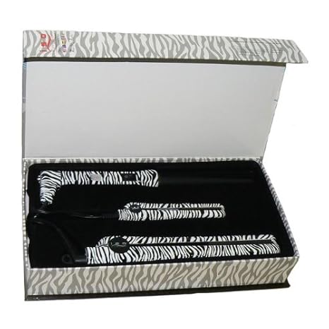 ISO Beauty Zebra Straightening Flat Iron Full Set