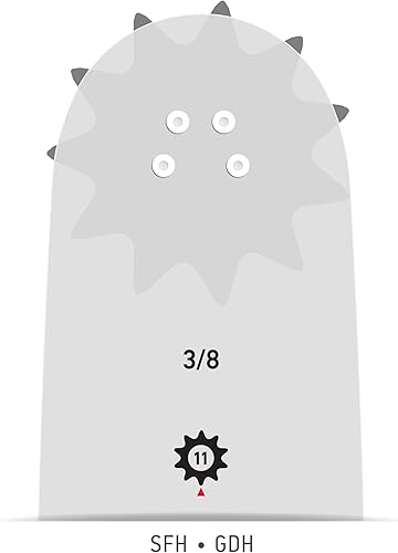 Miniatura 6 de Oregon Combo de barra guía de motosierra y cadena, reemplazo de corte avanzado, longitud de barra de 20 pulgadas con juego de cadena de retroceso