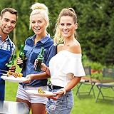 Relaxdays Gartenstuhl klappbar 2er Set - 6