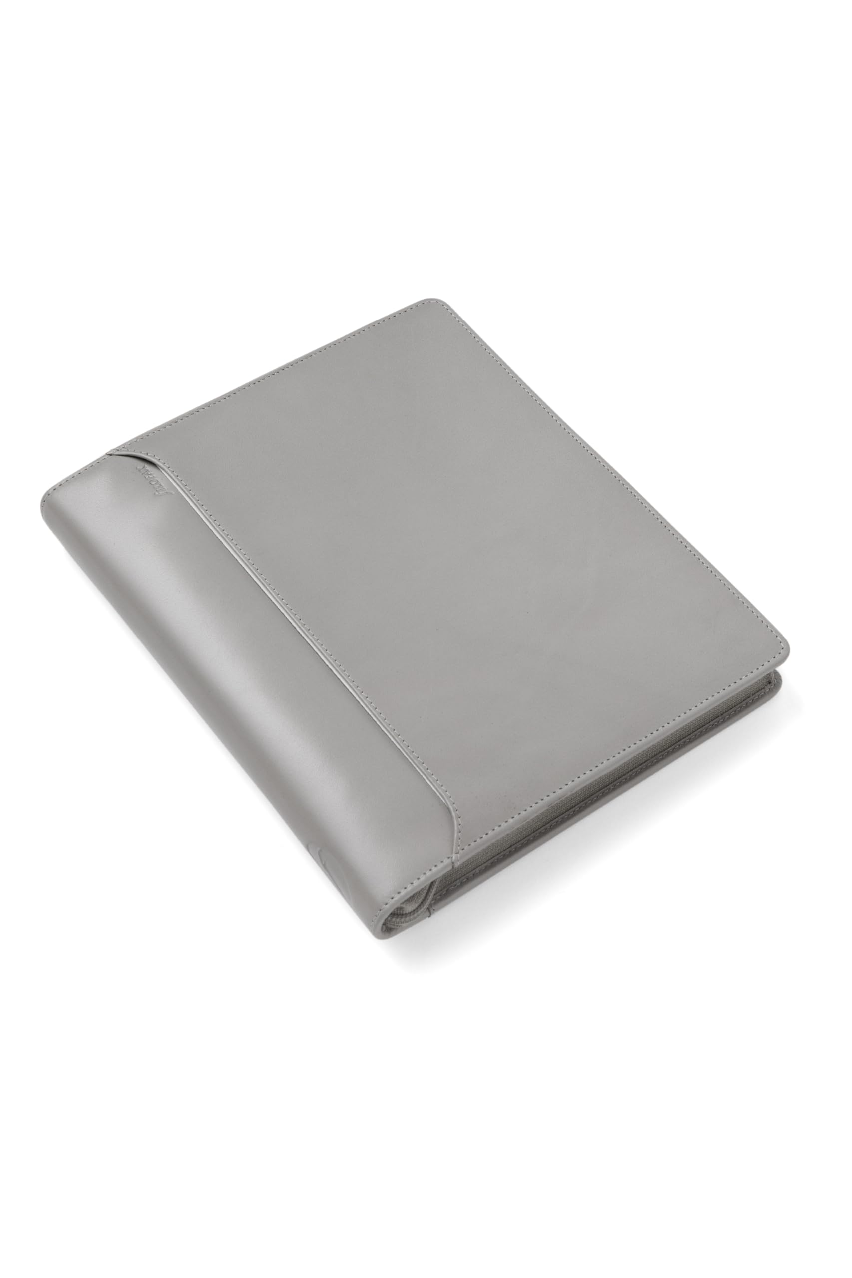 Filofax Lockwood A5 Zip Leather Organiser - Concrete - Image 3