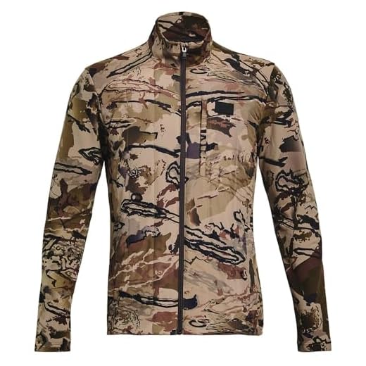 Under Armour Camo Sprint Hybrid Jacket, UA Barren Camo/Black, Large (1372597-989002)