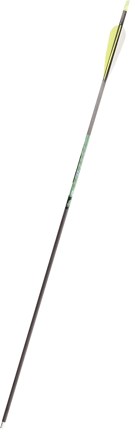 Gold Tip Kinetic Big Game XT Arrows with 4-Inch Vanes (Pack of 6), Black