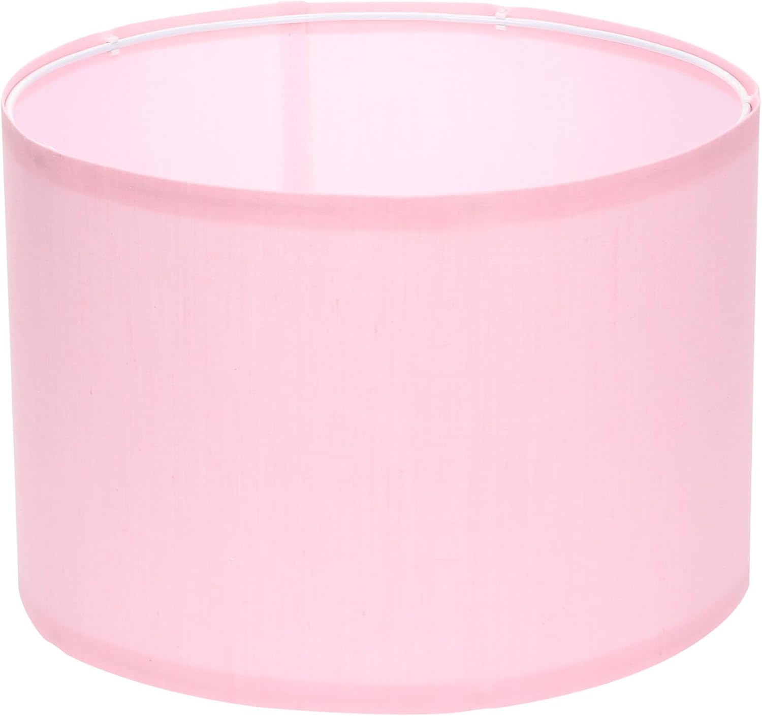 KALLORY Drum Lamp Shades, Linen Lamp Cover Clip on Light Cover Drum