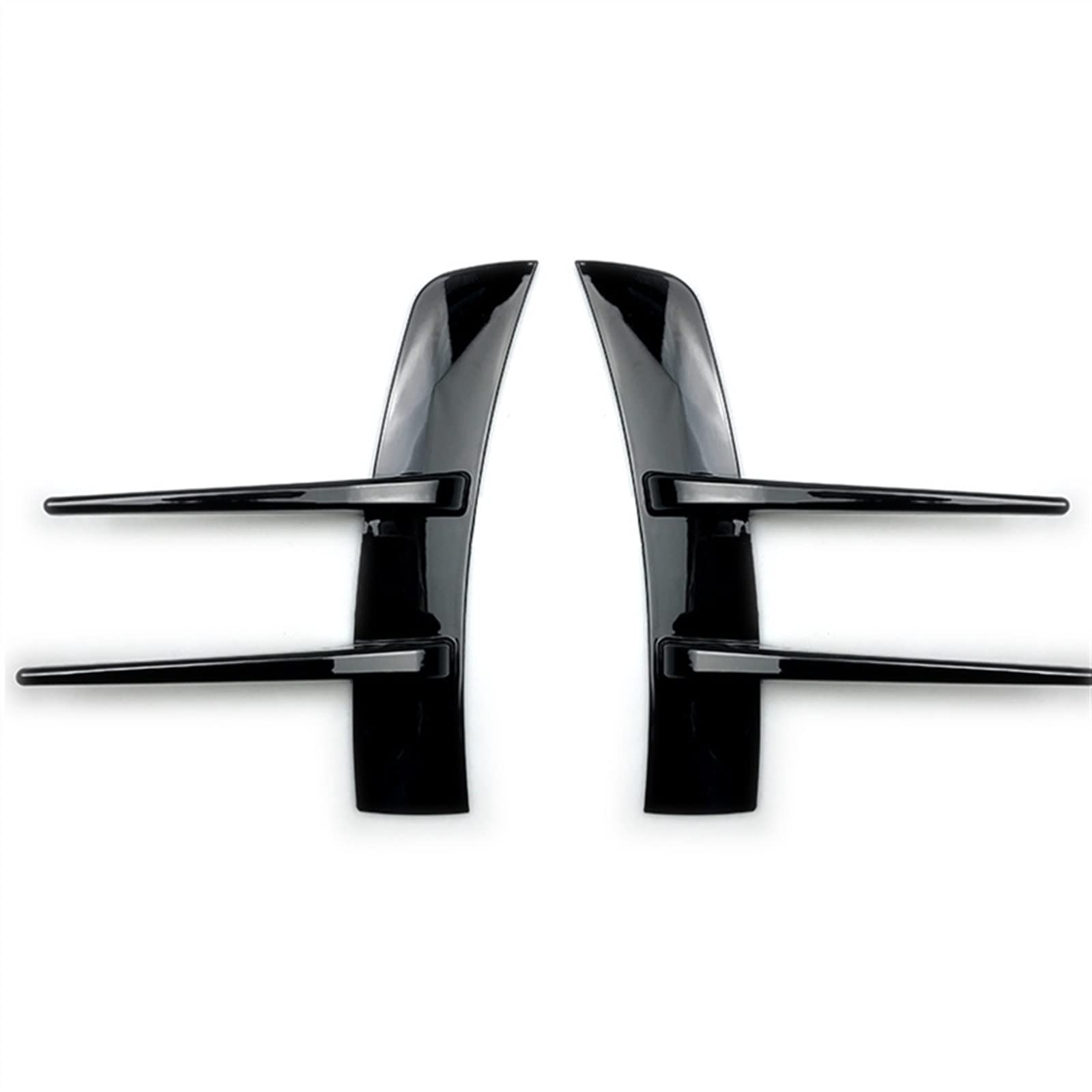 Zderzaki Przednie Samochodu Wargi Odpowietrznik Wykończenia Spoiler Canards Splitter Car Styling Dla Mercedesa Dla Benz Klasy A W177 A180 A200 A220(Glossy Black)
