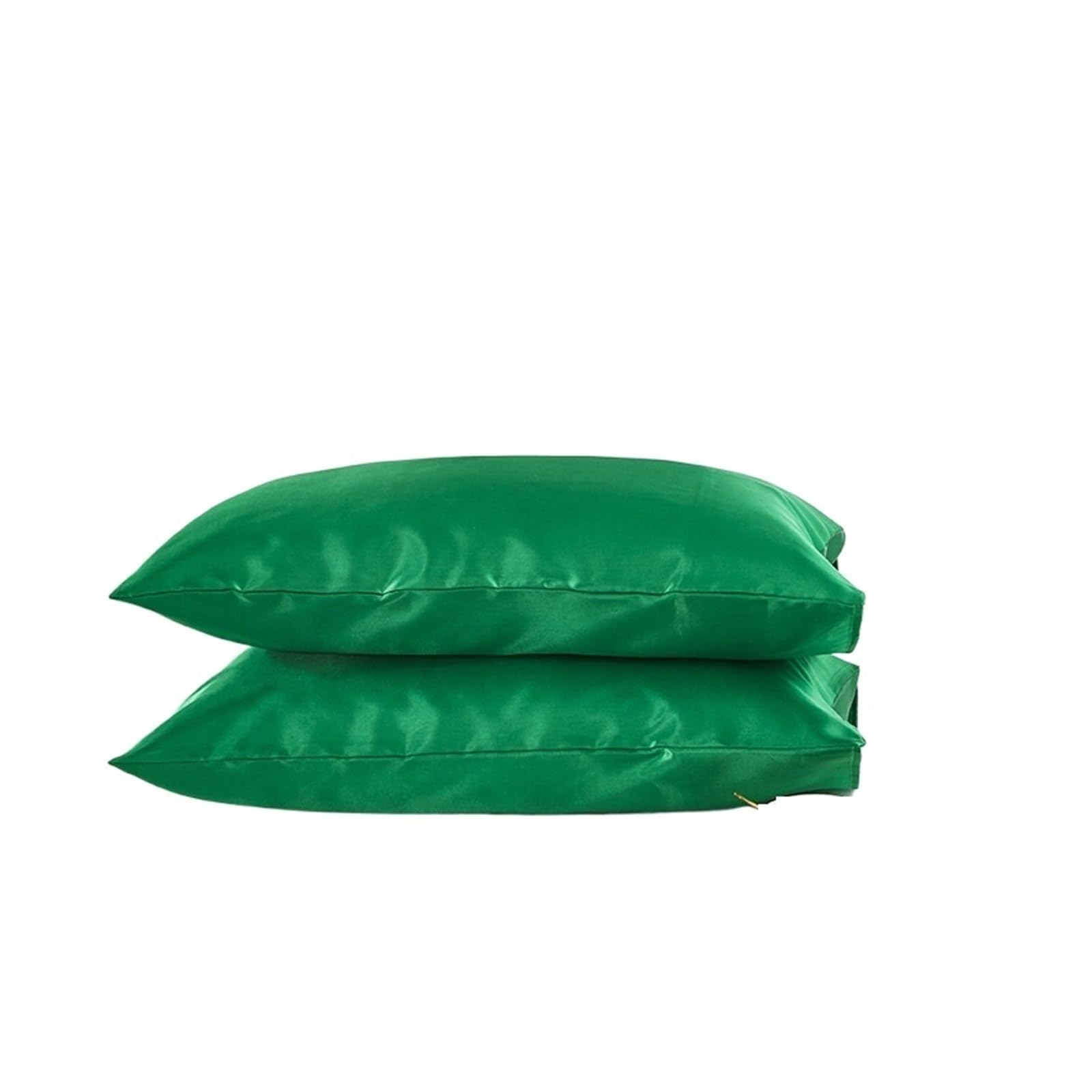 LYXYGMV 1Pc Full Queen King Satin Silk Pillowcase Pillow Case Cover Bedding For the Bedroom(Green,51x76cm(20x30inch))