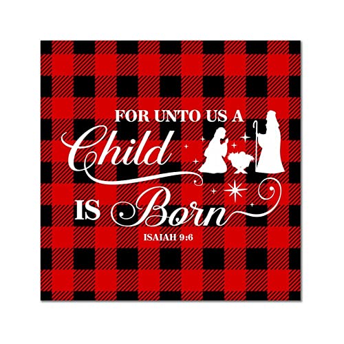 Plaque bois Isaiah 9:6 cadeau idéal crémaillère et décoration