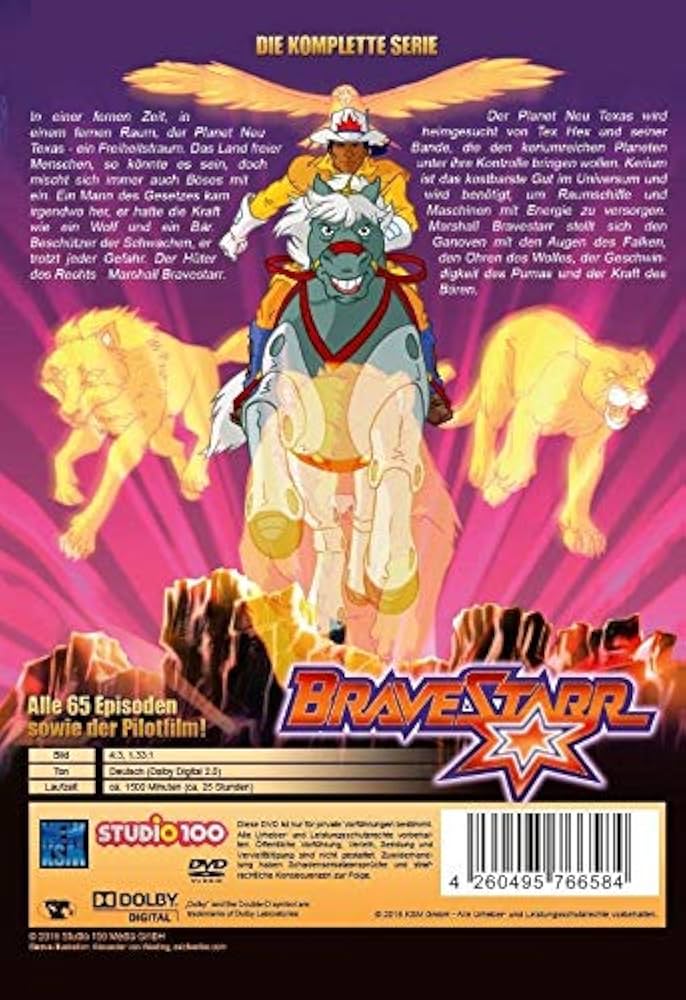 Bravestarr: Die komplette Serie / Episode 01-65 + Pilotfilm