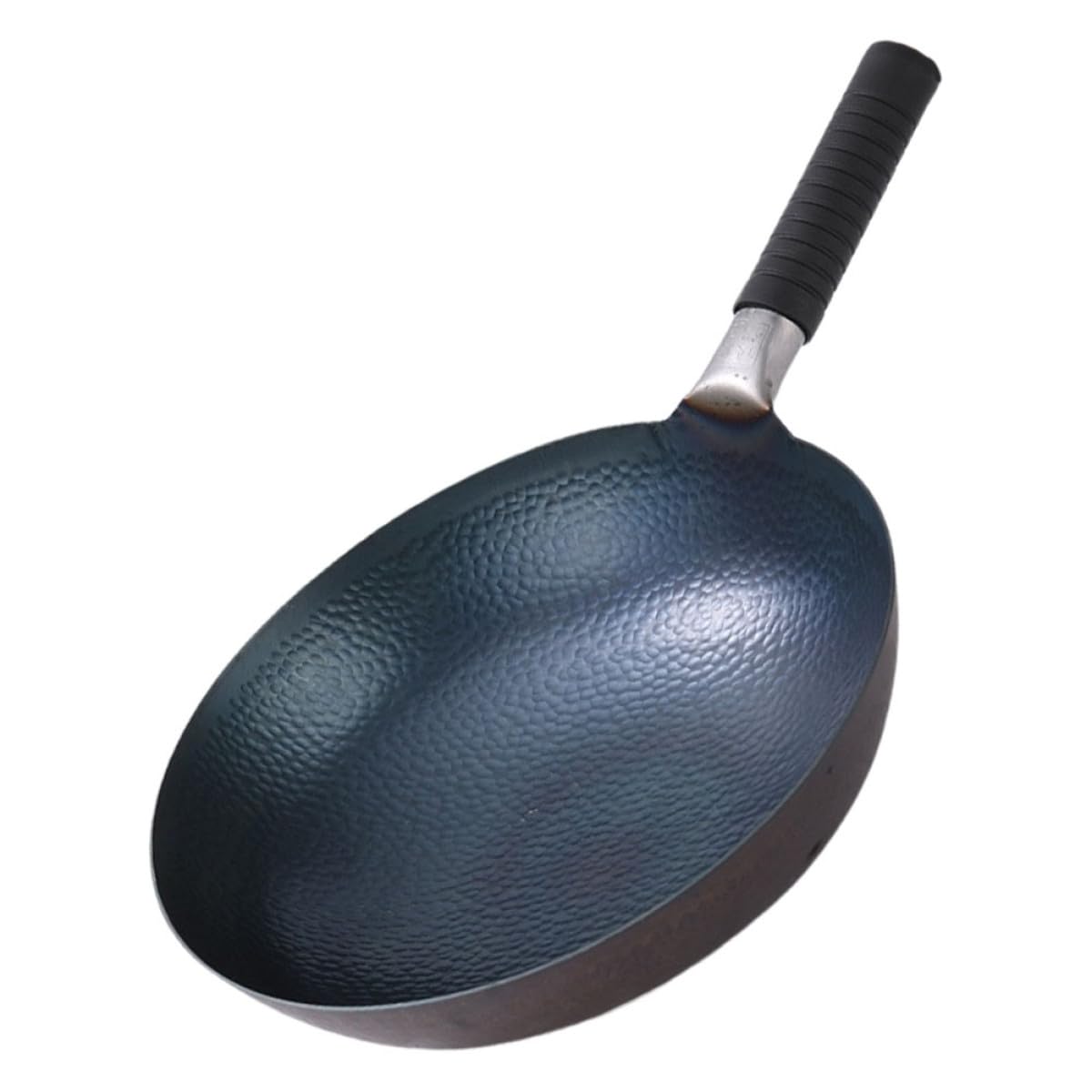 Wok forgé traditionnel en acier pour une cuisine saine