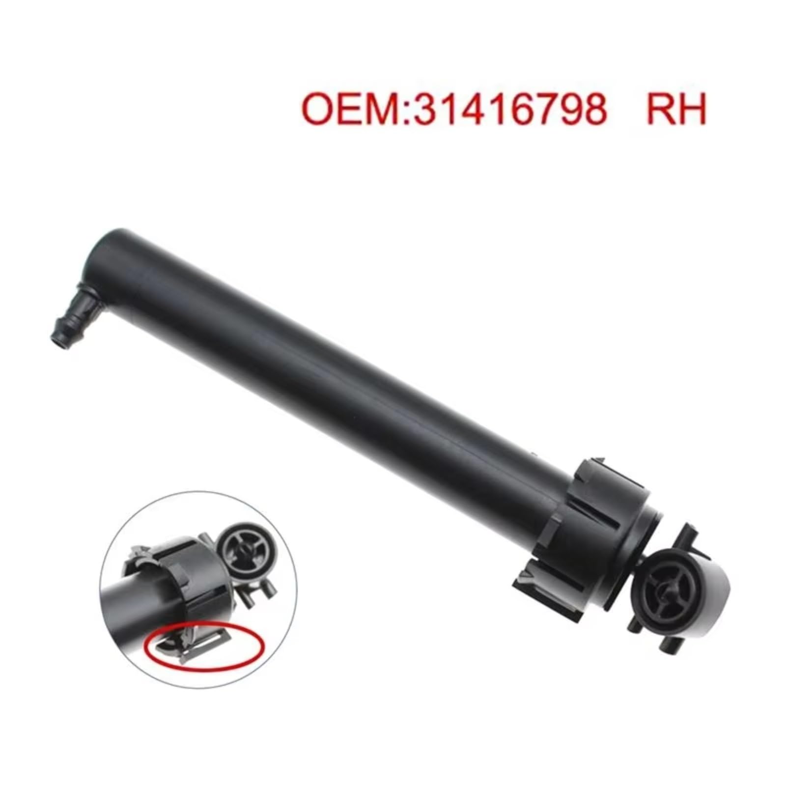 Kit ugello lavafari Faro Anteriore Lavafari Ugello Attuatore Pompa Del Faro Di Pulizia Acqua Nebulizzata Per Jet Compatibile Con VOLVO Per XC60 2018 2019 2020 2021 31416798
