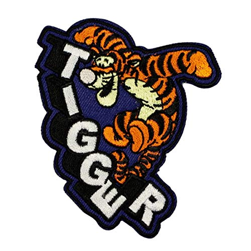 Disney Tigger Bounce Patch Winnie The Pooh Cartoon Embroidered Iron On Applique