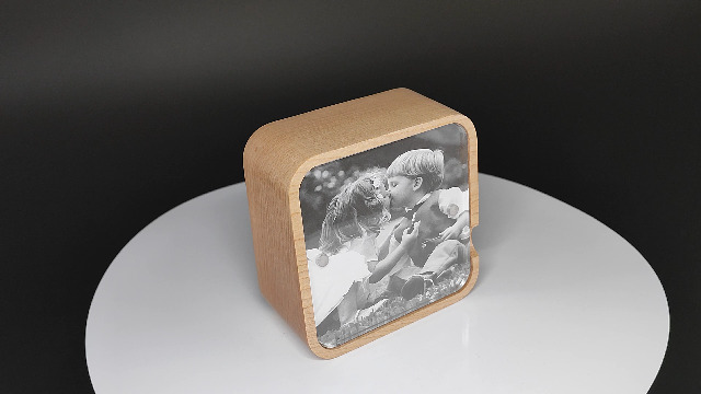 Carillon Legno Massello Con Cornice - Musica You Are My Sunshine, Noce