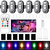 USB LADEN: Strobe drone light ist mit einem 110mah akku ausgestattet. Er kann über den usb-anschluss schnell aufgeladen werden und ist innerhalb von 1 bis 2 stunden vollständig aufgeladen. Die tatsächliche dauer variiert je nach modi.