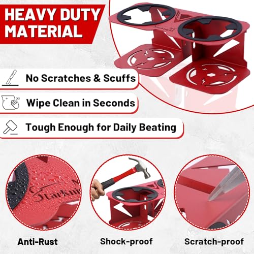 Portavasos StarknightMT para Polaris RZR 18-40oz rojo miniatura 3