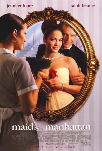 Maid In Manhattan Poster 27x40 Jennifer Lopez Ralph Fiennes Natasha Richardson
