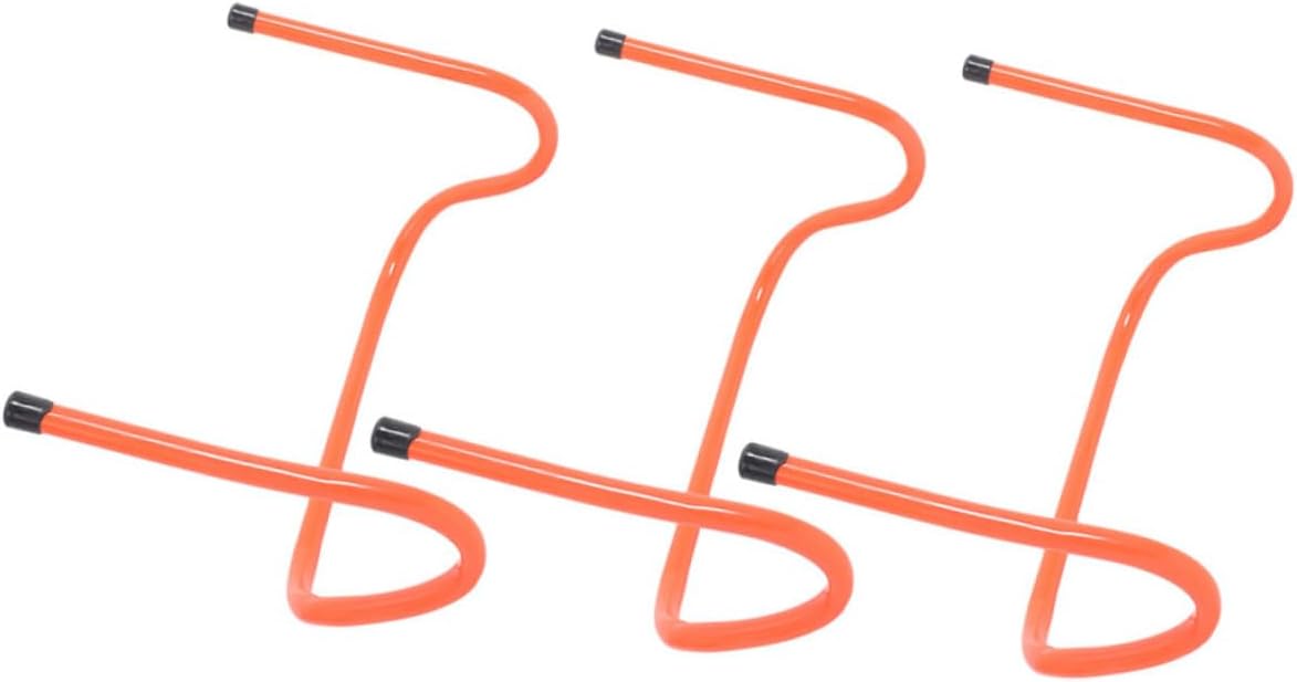 VICASKY 3pcs Speed Hurdles Training Set, 15cm Wear-Resistant Plastic Agility and Track Hurdles for Soccer and Athletic Speed Agility Training Equipment
