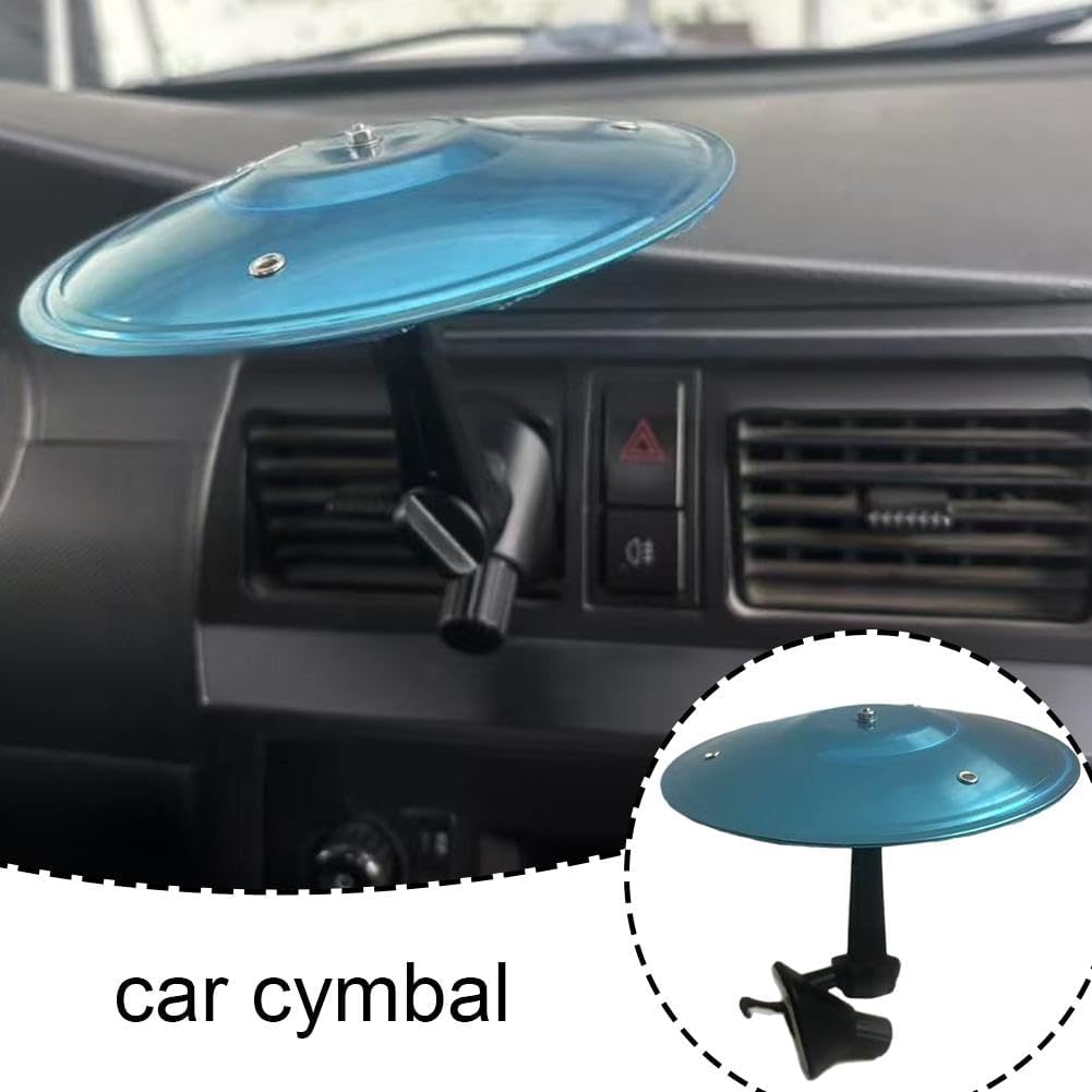2pack Car Cymbal Air Vent, Car Crash Cymbals,Car Drum Cymbal Air Vent, Make Your Driving More Fun, Easy Clip-On Ride Cymbals for Music Lovers,Compact Mini Drum for Car Vent - Image 5