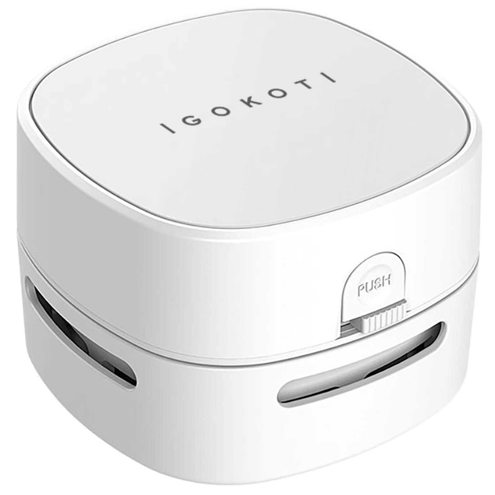IGOKOTI Desk Vacuum Cleaner (New White, Exclude Battery)