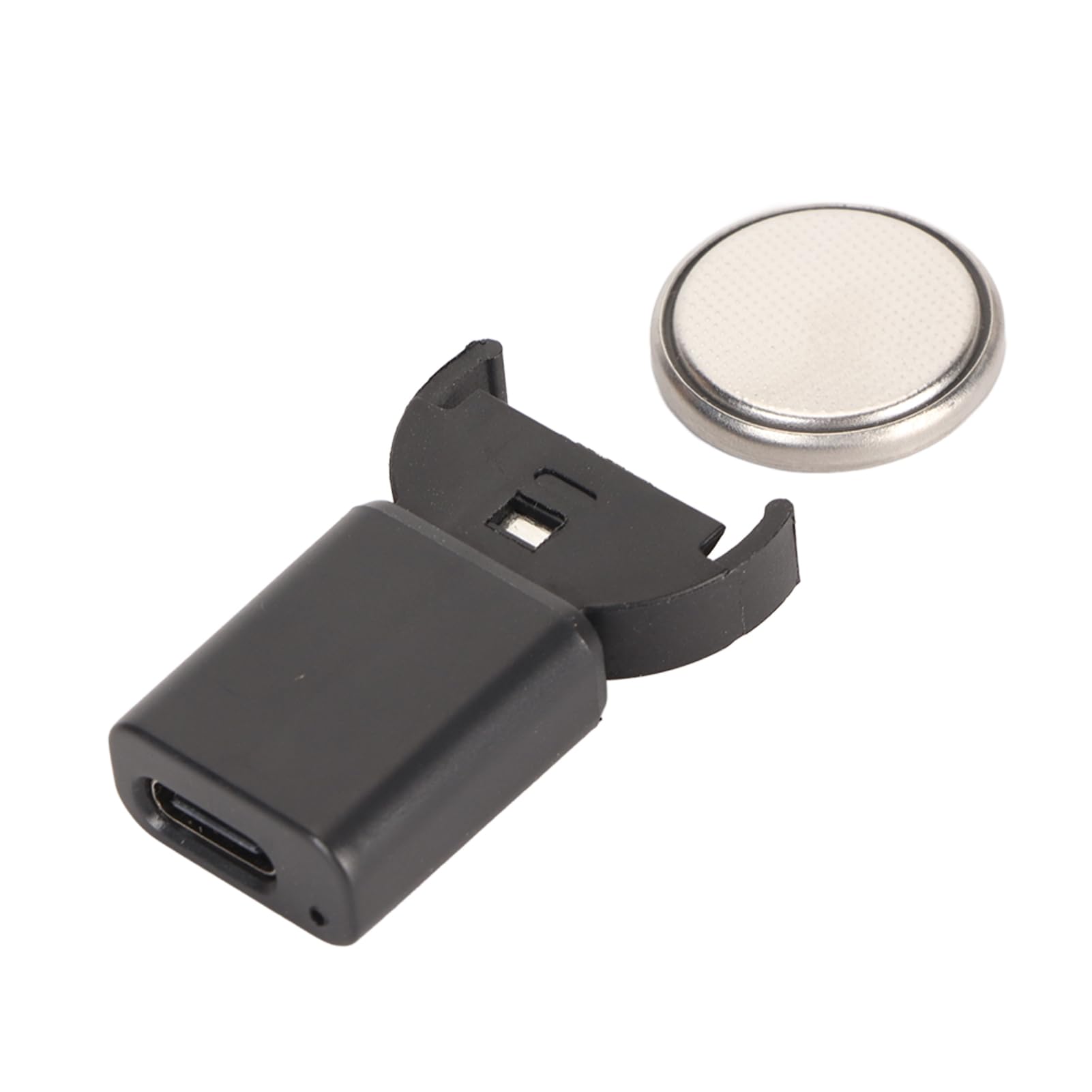 2032 Ładowalny Akumulator Przyciskowy, ładowanie USB C Mini ładowanie Ogniwa Monetowego dla LIR2032 LIR1632 LIR2025 LIR2016 LIR2032H, Kompatybilne z Pilotami (Dostarczany z