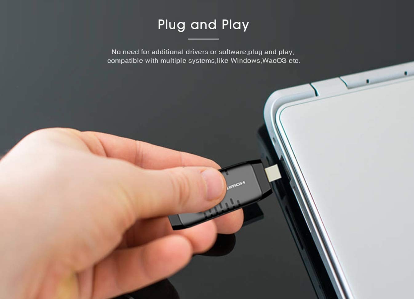 Odbiornik PremiumCord do HDMI Wireless Extender do 20 m 5,8 GHz, bezprzewodowe przełączanie 10 źródeł HDMI, kod rozszerzenia: khext50-5
