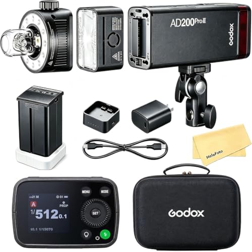 Image of GODOX AD200 Pro II AD200Pro II 200Ws TTL Pocket Flash Strobe