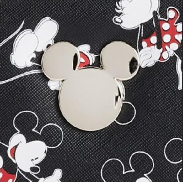 Disney's Mickey and Minnie Mouse Zip Around Nylon Wallet, Lightweight4