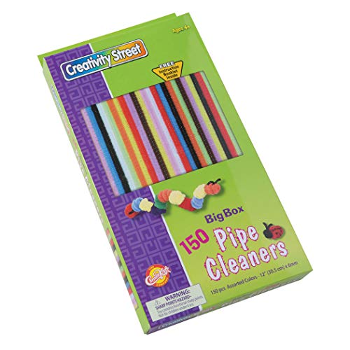 Creativity Street Big Box of Chenille Stems, 150-Count, Assorted Colors (AC5547)
