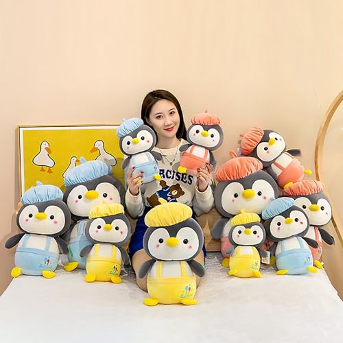 Image of Storescent Cap Penguin Plushie Stuffed Plush Teddy Bear Soft Toy for Birthdays & Special Occasions Girls /Boys, Baby Kids -Blue