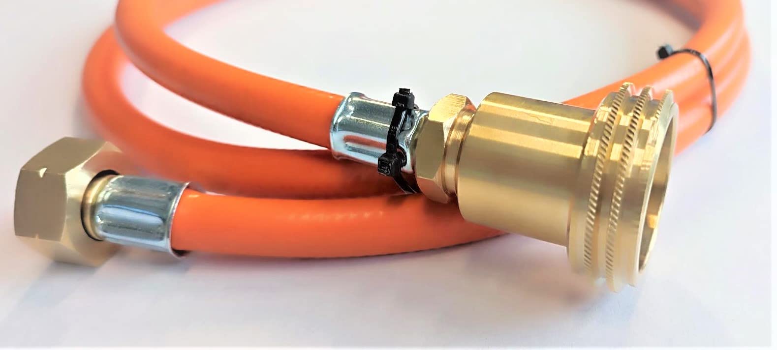 Propan Butan Gasschlauch Tankadapter Acme (Europe) 100cm (1m) | Ø9mm | 21.8" - ACME Fülladapter | Propangasschlauch | LPG Autogas | Euronozzle | Gas Hose für Autogasfahrzeuge, Camping