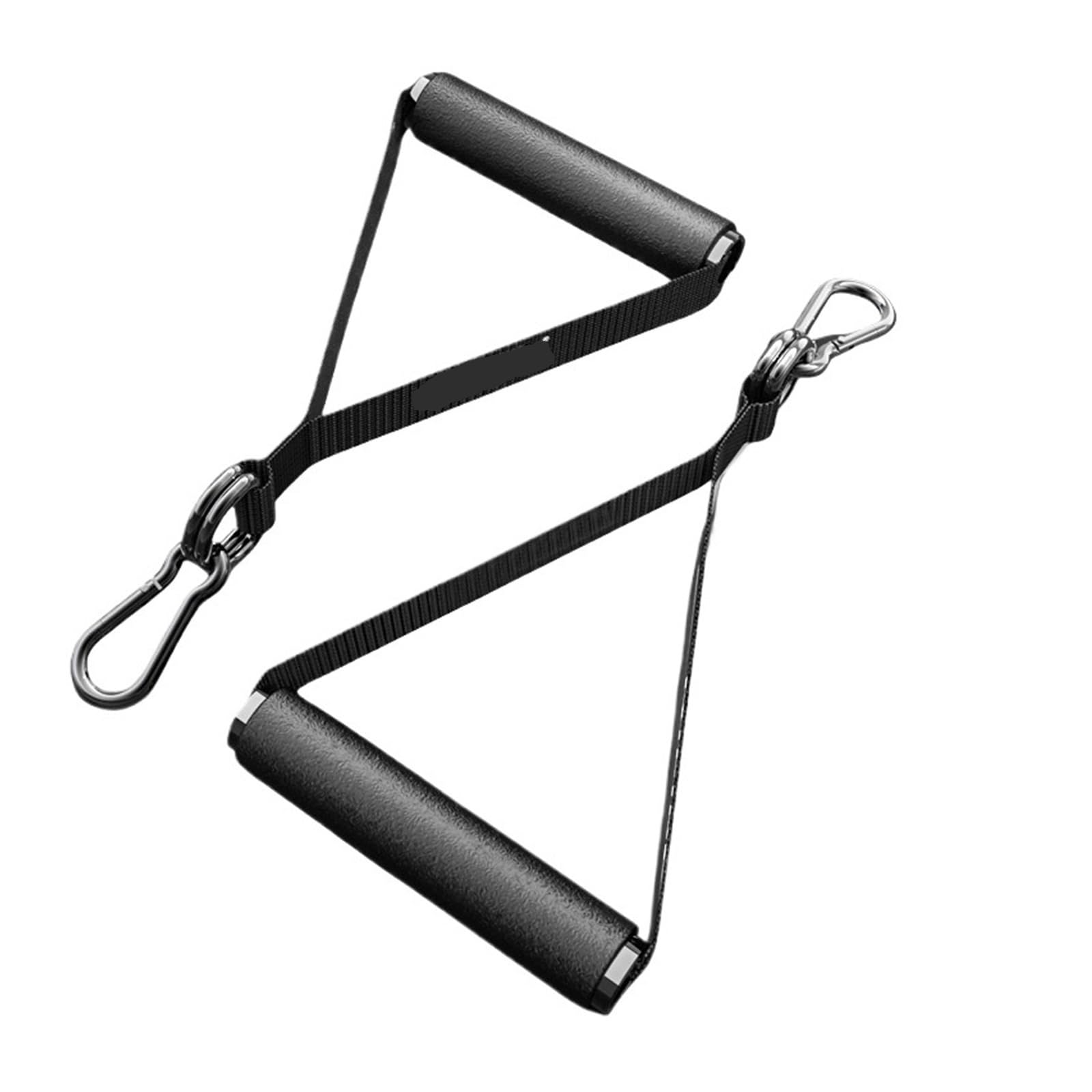 Gym Widerstandsbänder Griffe Übungsgriffe aus Kohlenstoffstahl, Griffe for Widerstandsbänder, Zubehör for Fitnessgeräte, Fitnessgriffe aus Metall for das Krafttraining(2 Pieces)