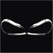 Headlamp Lens Glass Shell Car Front Headlight Cover Clear Lamp LampshadeRight Compatible for Porsche Cayenne 955 2004 2005 2006 Pair