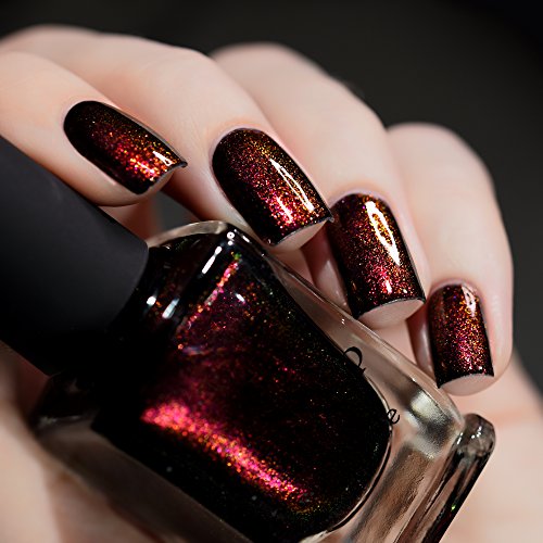 Image of ILNP Lights Out - Rich Black Shimmer Nail Polish