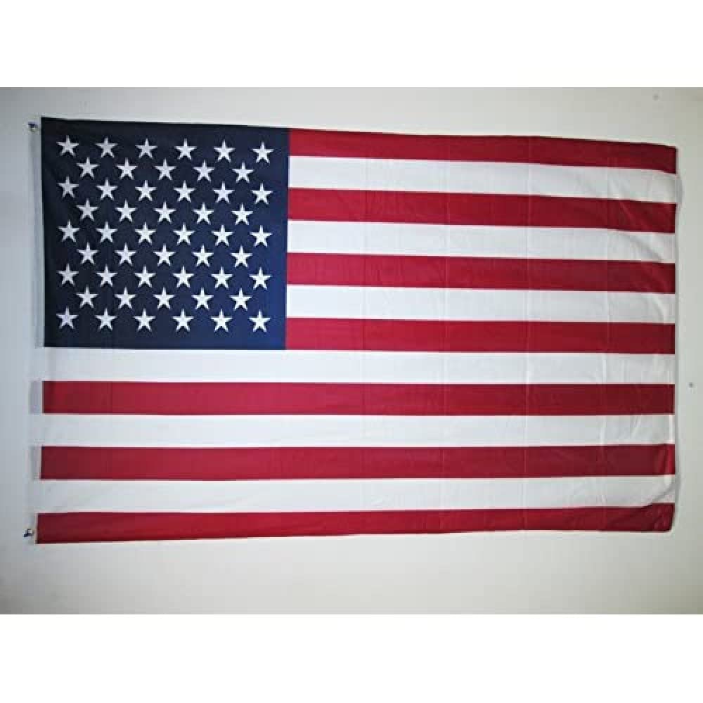 Drapeau de table USA Airborne blanc avec aigle 15x10cm - américain – armée Etats-Unis Haute
