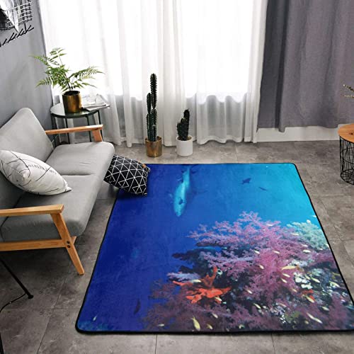 Tapis en flanelle douce corail 160 x 121,9 cm haute densité - 5