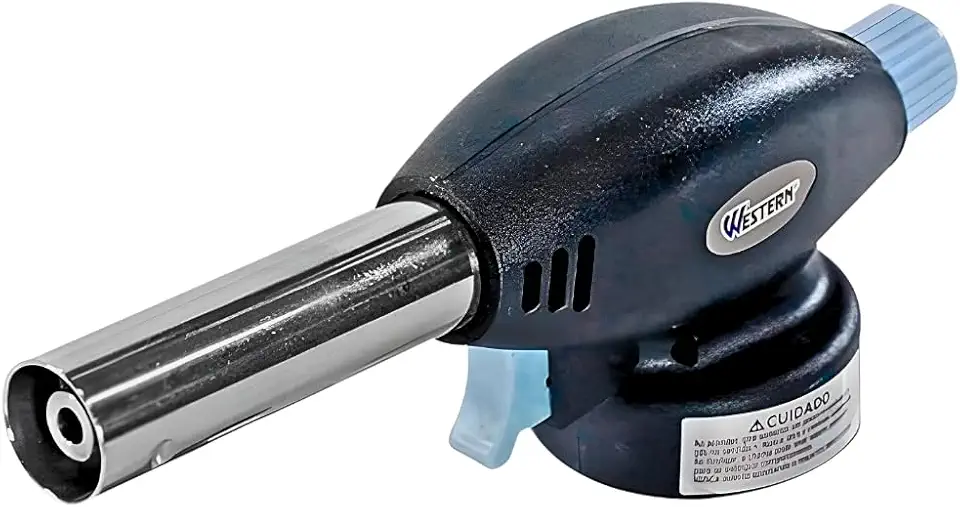 Western Maçarico Portátil Profissional Encaixe 17 X 6 X 4. 8 Cm 6019 Preto