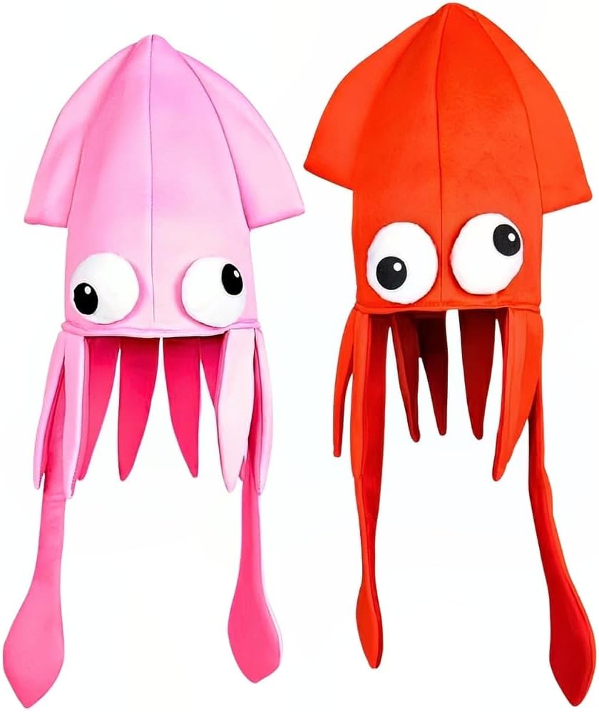 Squid Hat Party Accessory, Colors may vary